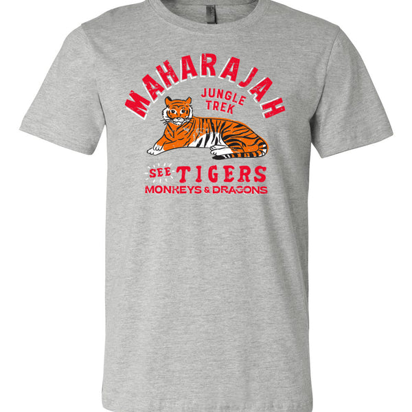 Maharajah Jungle Trek, Crew Neck Tee, Temple Grey – Main Street