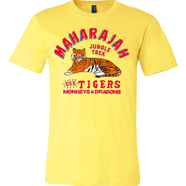 Maharajah Jungle Trek, Crew Neck Tee, Urgent Yellow – Main Street