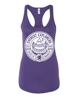 Everest, Racerback Tank, Purple